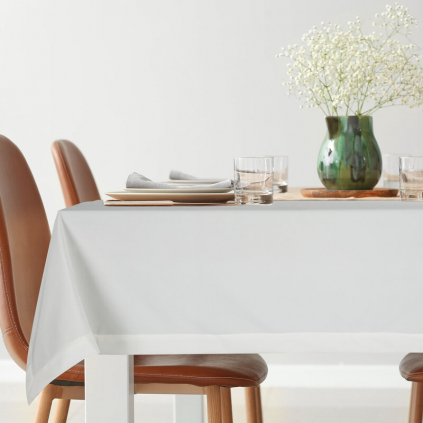 Obrus MELINDA | biela 140 x 180 cm