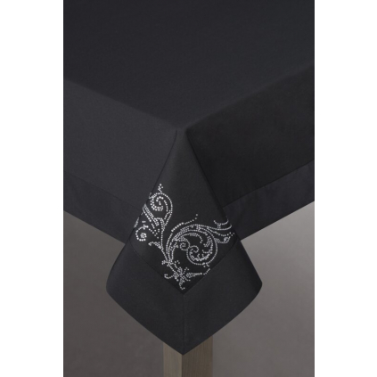 Obrus  EDYTA | čierna 160 x 300 cm