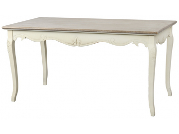 Luxusný jedálenský Stôl RI026 Rimini, v nadčasovom béžovom vzhľade