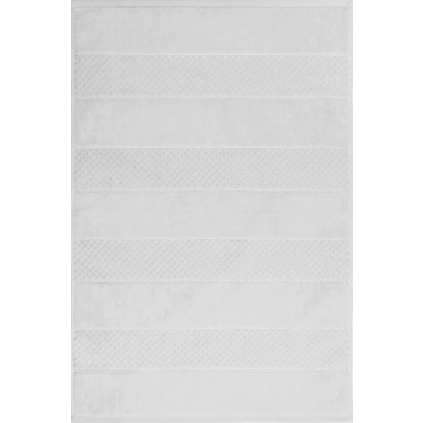 Kúpeľňová predložka JESSI 01 | biela 50 x 70 cm