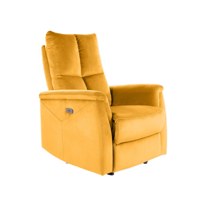 relaxacne kreslo neptun velvet curry