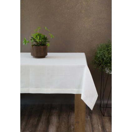 Obrus STELLA 2 | biela 145 x 300 cm