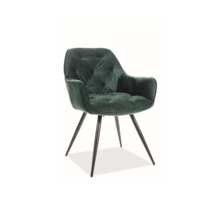 jedalenska stolicka cherry velvet zelená bluvel78