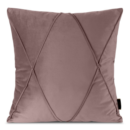 Obliečka na vankúš NALA 1 | púdrovoružová 45 x 45 cm