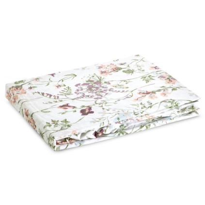 Plachta na dvojlôžko PRINT 4 | ružová/zelená 140 x 200 cm