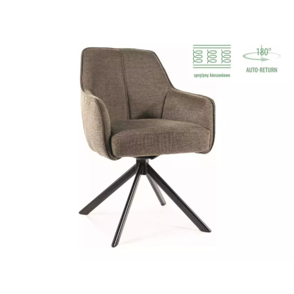 moderná stoličky NOTTI BREGO, v prevedení olivová