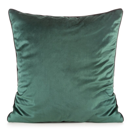 Obliečka na vankúš GAJA 2 | tmavozelená 45 x 45 cm