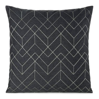 Obliečka na vankúš MILA 01 | sivá/strieborná 45 x 45 cm