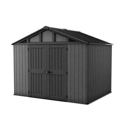 Zahradny domcek Garrison 10x8 siva1