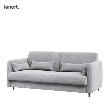 Sivá pohovka Lenart Bed Concept BC-19 do šírky 185 cm