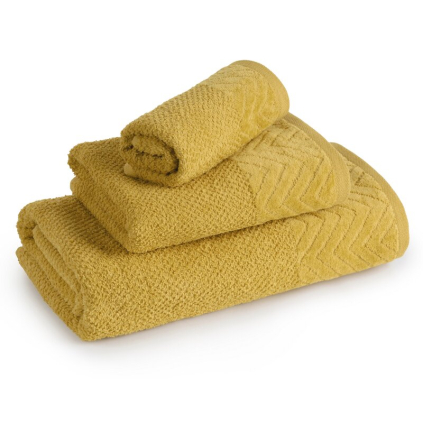 Osuška LOREN | horčicová 70 x 140 cm