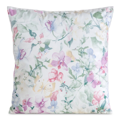 Obliečka na vankúš MINK 29 | biela/zelená 45 x 45 cm