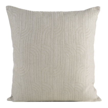 Obliečka na vankúš MILA 02 | béžová/zlatá 45 x 45 cm