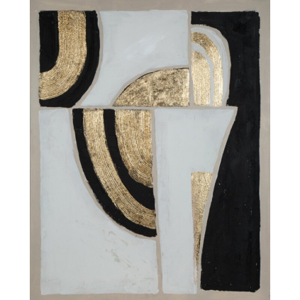 Obraz ART 495A | biela/čierna 80 x 100 cm