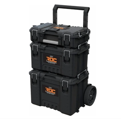 MObilný systém s kuframi a organizérmi