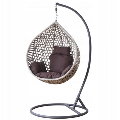 NESTIO zahradne zavesne kreslo sive