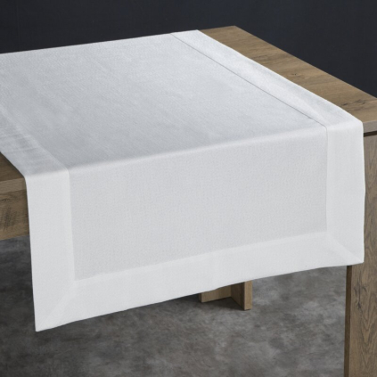 Obrus ANABEL | biela 70 x 150 cm