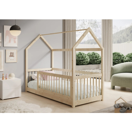 GRAJA DOMCEK detska postel borovica prirodna kvalitna