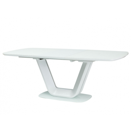 moderny biely rozkladaci stol ARMANI biely