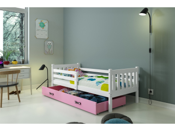 Detská posteľ s úložným priestorom CARINO | 90 x 200 cm