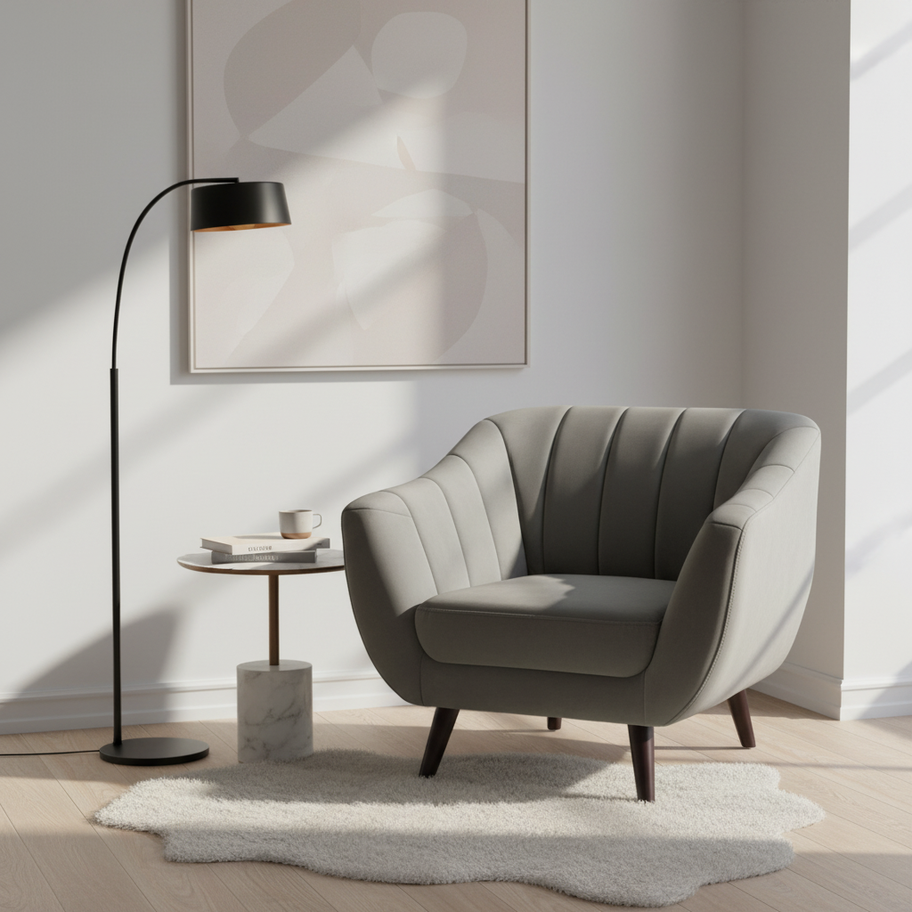 Signal Kreslo ELITE Velvet 1 | sivá