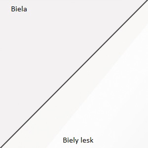 Dig-net nábytok ZOSTAVA Lenart CONCEPT CP-02 s CP-08 a CP-07 Farba: Biela / biely lesk