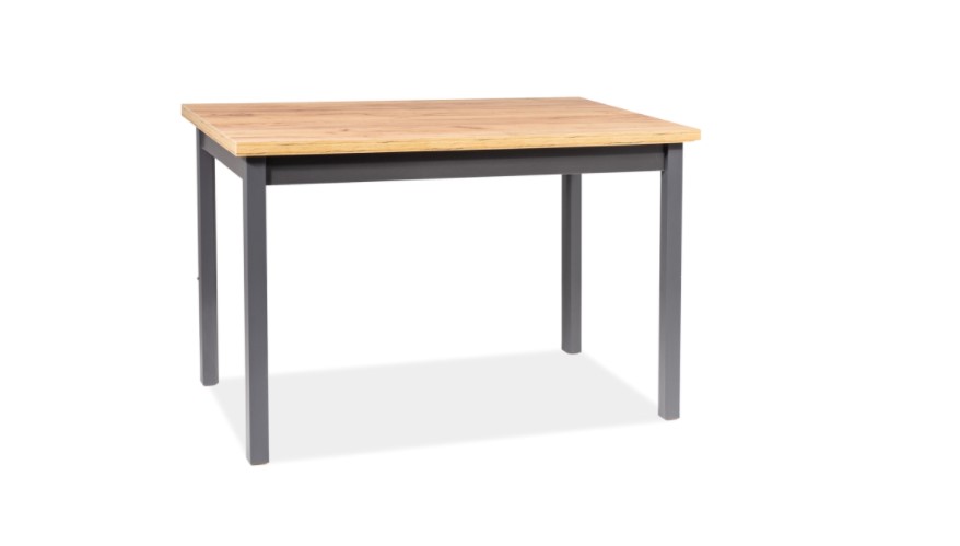 Signal Jedálenský stôl ADAM | 120 x 68 cm Farba: dub lancelot / antracit