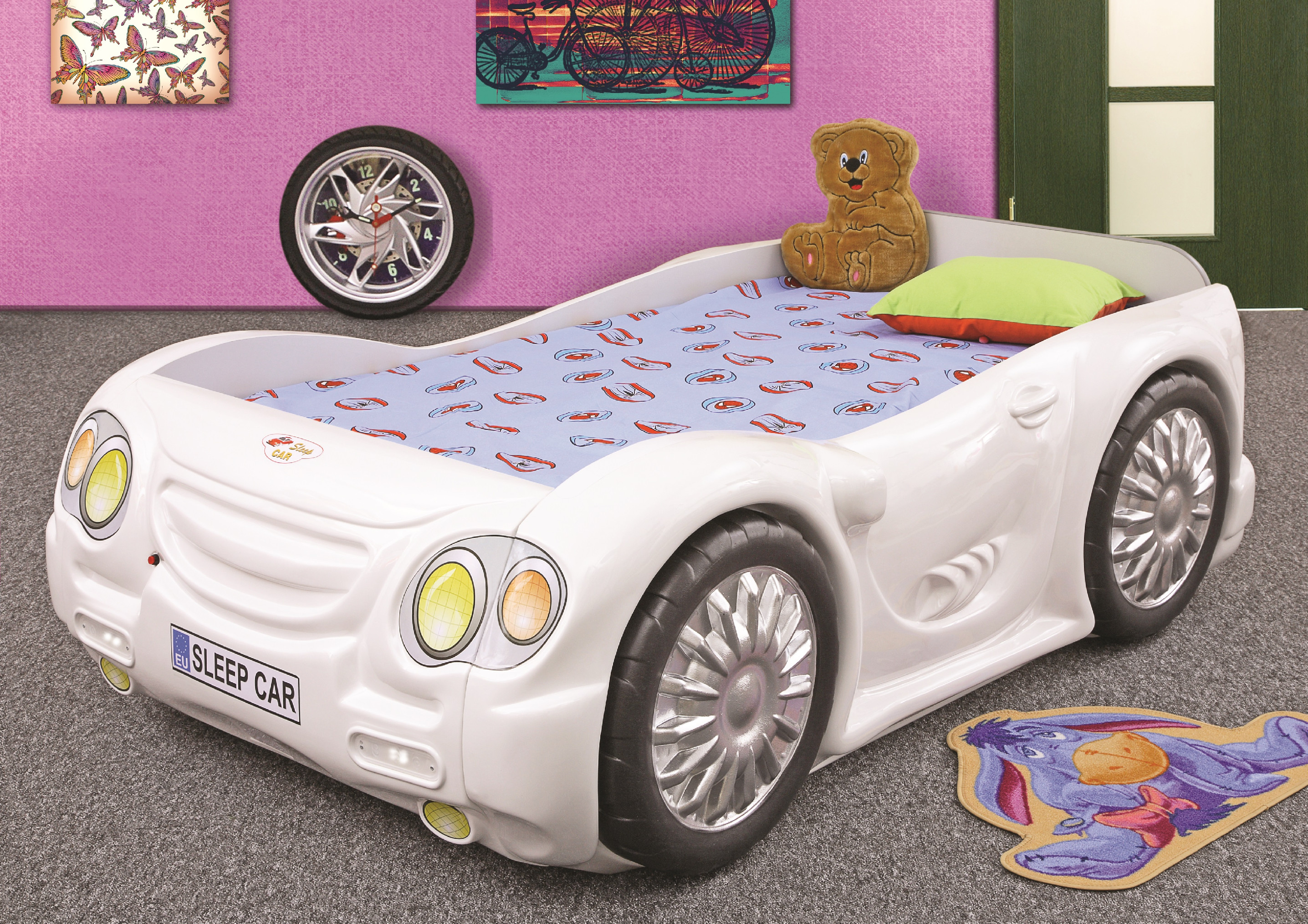 Artplast Detská posteľ SLEEPCAR Farba: Biela