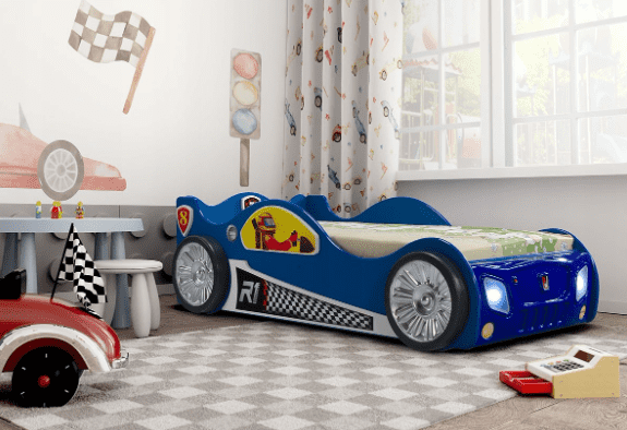 Artplast Detská posteľ formula MONZA | modrá 90 x 190 cm