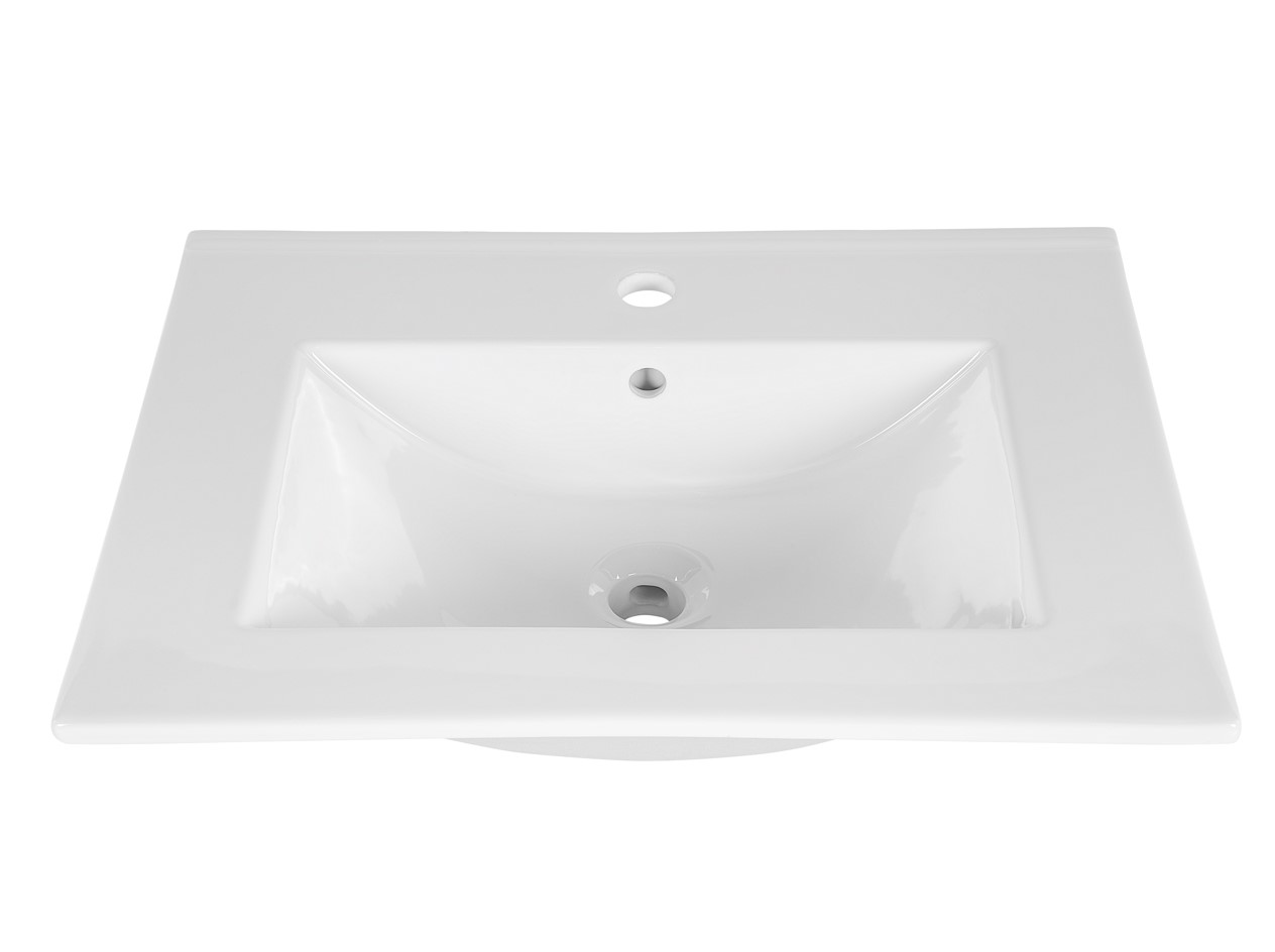 ArtCom Keramické umývadlo CFP 60D | biely lesk 60 cm