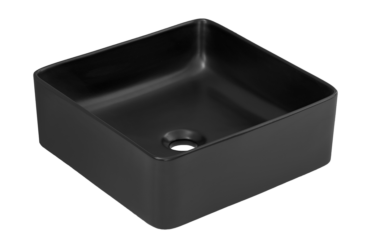 ArtCom Keramické umývadlo UM-6276 SLIM 1 | čierny mat 40 cm