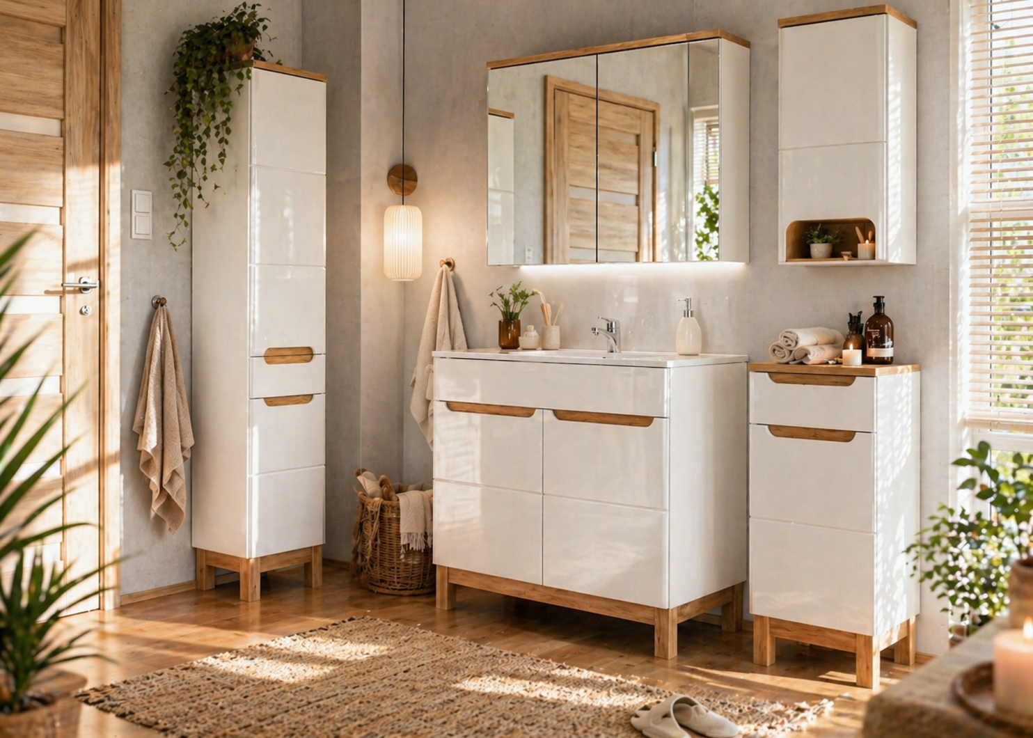 ArtCom Kúpeľňový komplet BALI White 60/1