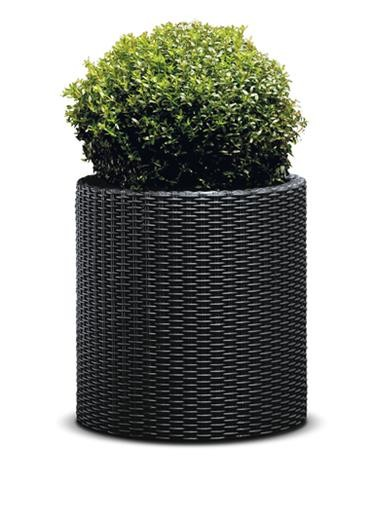 KETER Kvetináč BARREL M | grafit
