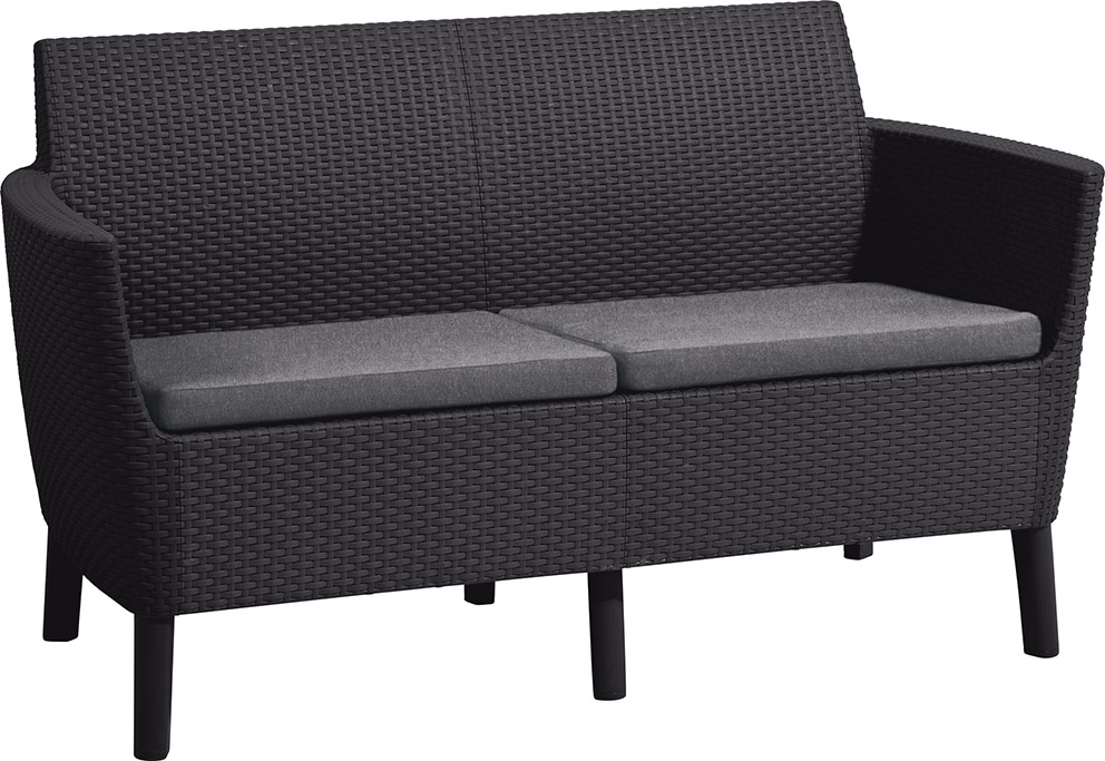 KETER Pohovka SALOMON 2 seater sofa |  grafit