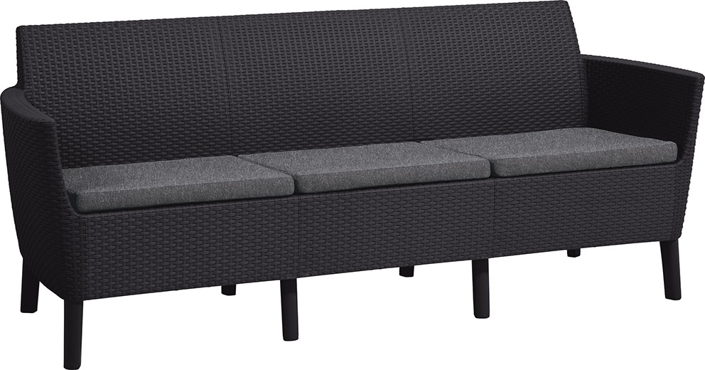 E-shop KETER Pohovka SALOMON 3 seater sofa | grafit