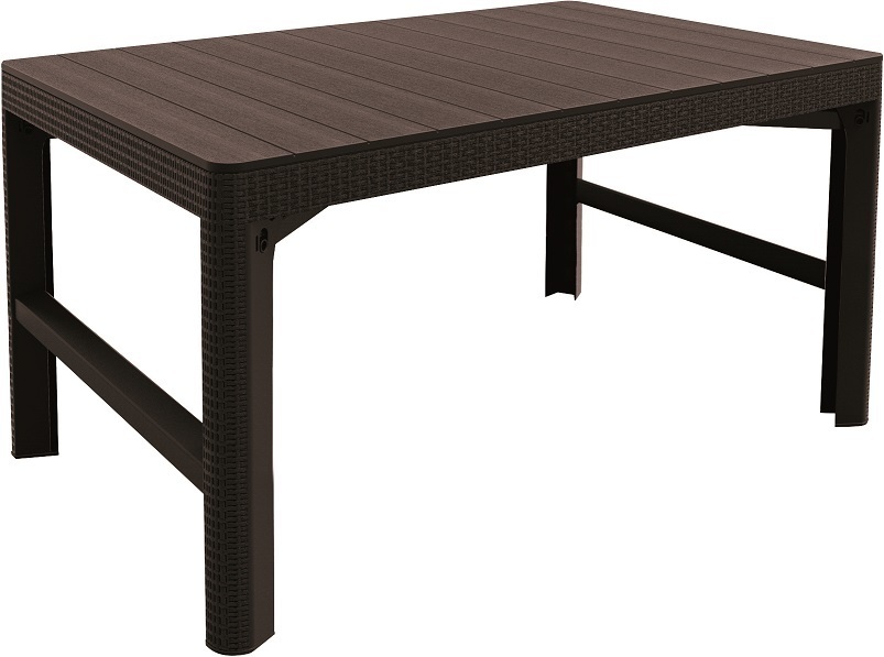 KETER Záhradný stôl ONLY rattan | hnedá