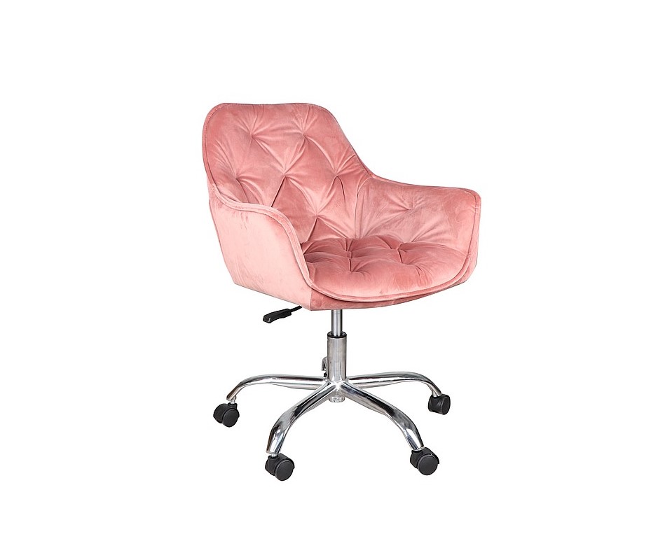 E-shop Signal Kancelárska stolička Q-190 VELVET Farba: Ružová