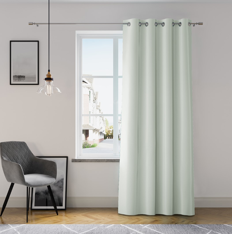 ArtFlhf Tieniaci záves OXFORD EYELETS K | 140 x 250 cm Farba: Silver