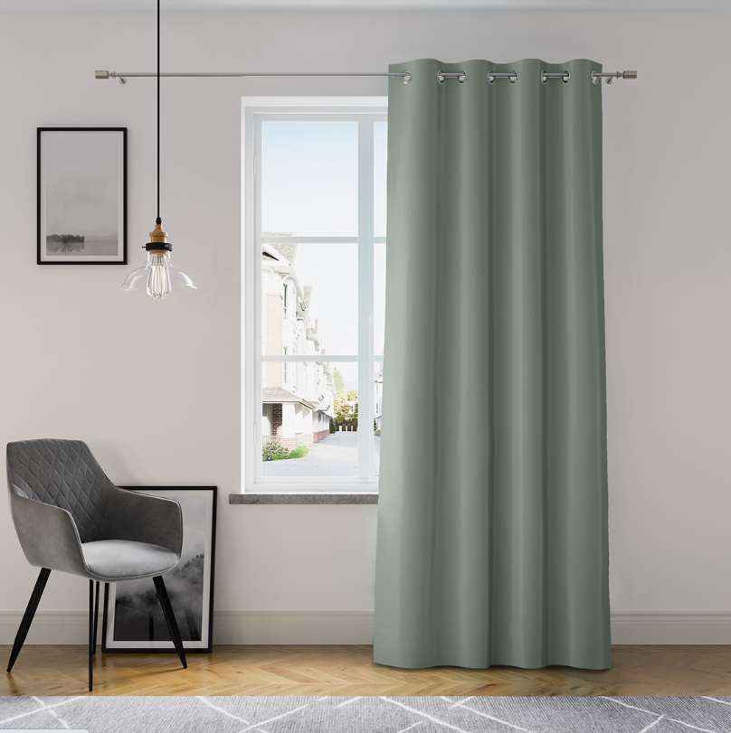ArtFlhf Zatemňovací záves OXFORD EYELETS K | 140 x 250 cm Farba: Steel
