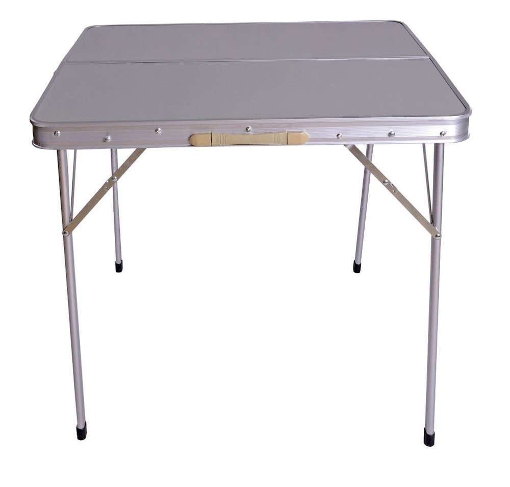 E-shop ArtRoja Campingový stôl | sivá 80 x 80 cm