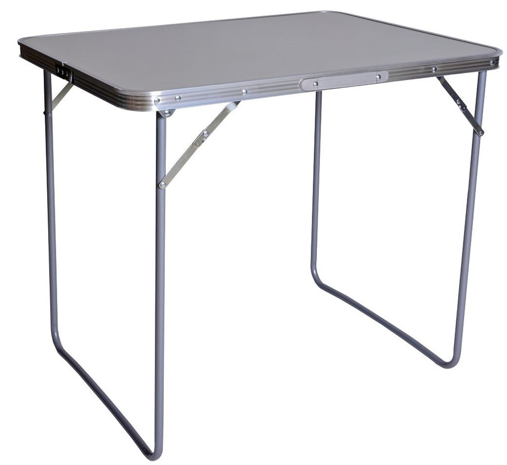 E-shop ArtRoja Campingový stôl | sivá 80 x 60 cm