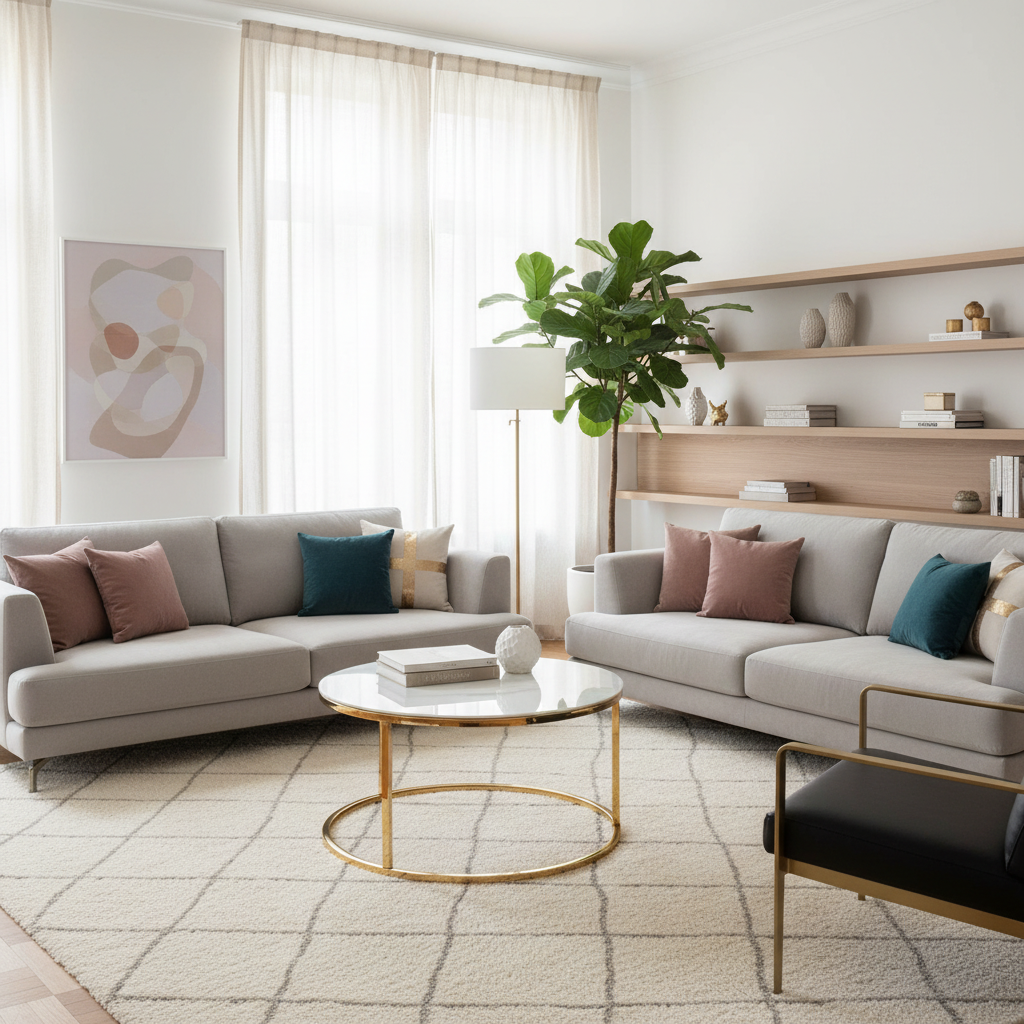 Signal Konferenčný stolík SABINE Farba: Biela