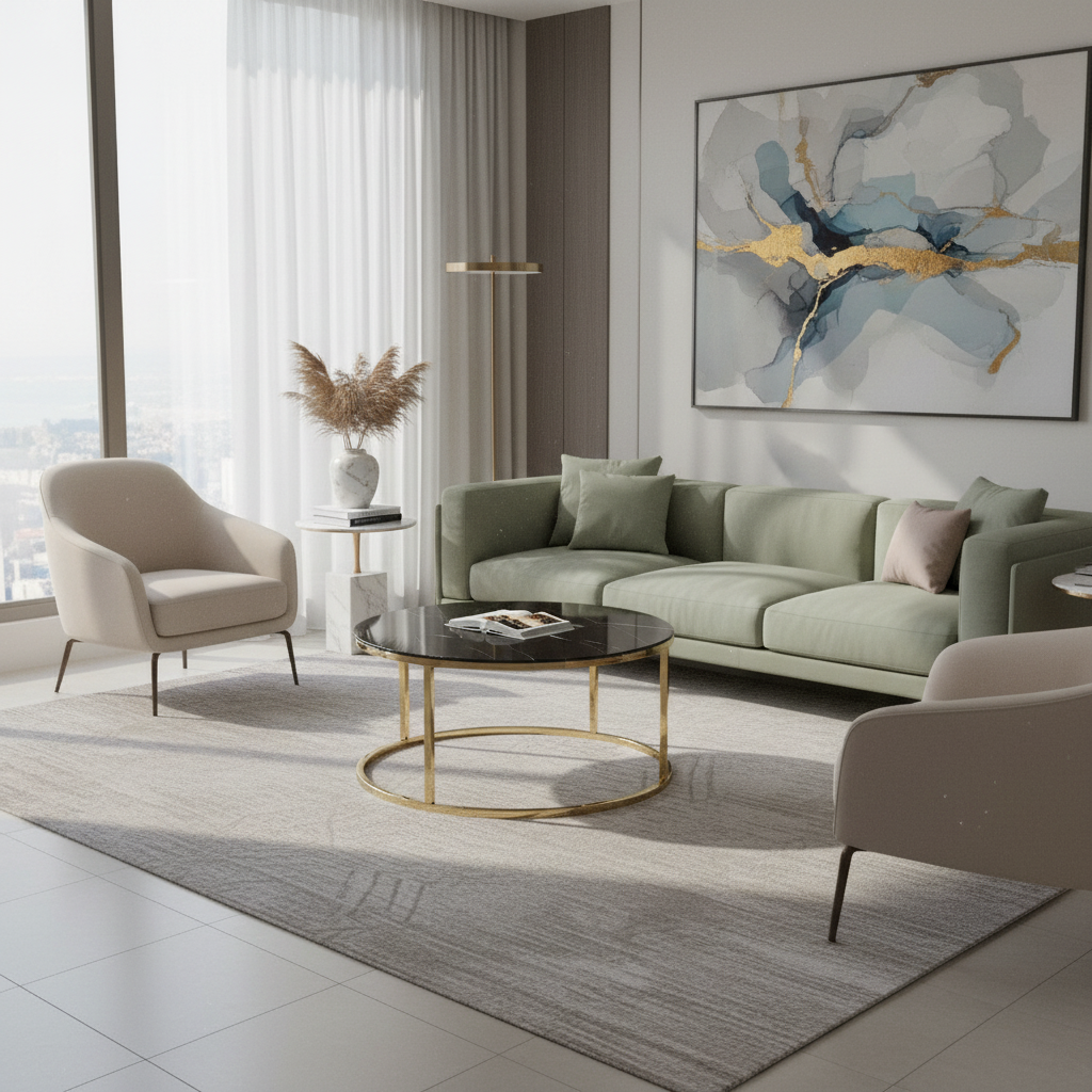 Signal Konferenčný stolík SABINE Farba: Čierna