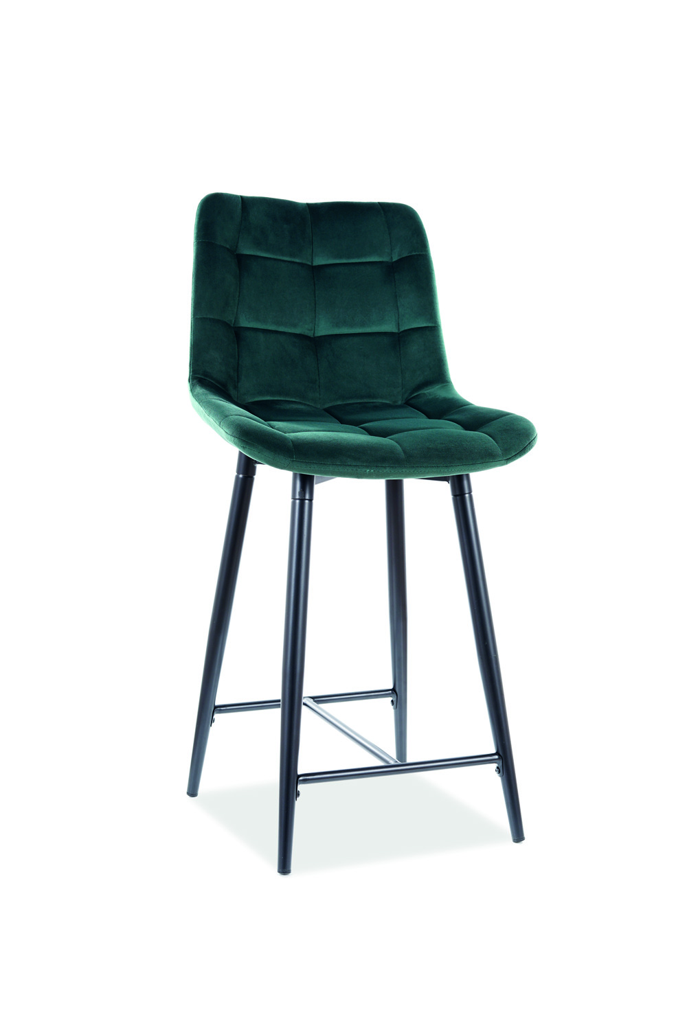 E-shop Signal Barová stolička CHIC H-2 | Velvet Farba: Zelená / Bluvel 78