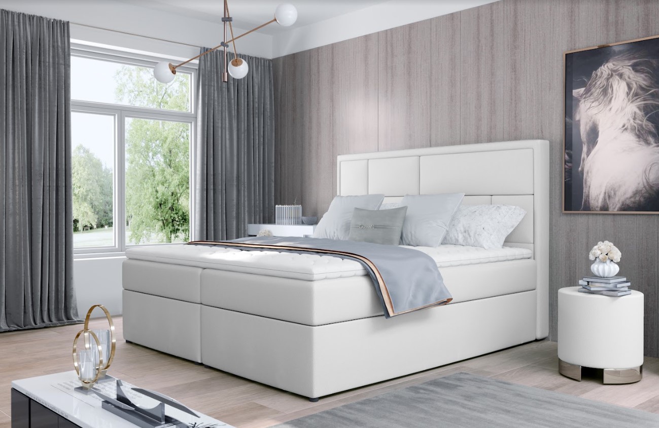 ArtElta Manželská posteľ MERON Boxspring | 160 x 200 cm Farba: Soft 17