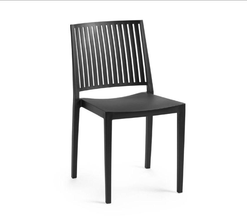 E-shop ArtRoja Záhradná stolička BARS Farba: Čierna