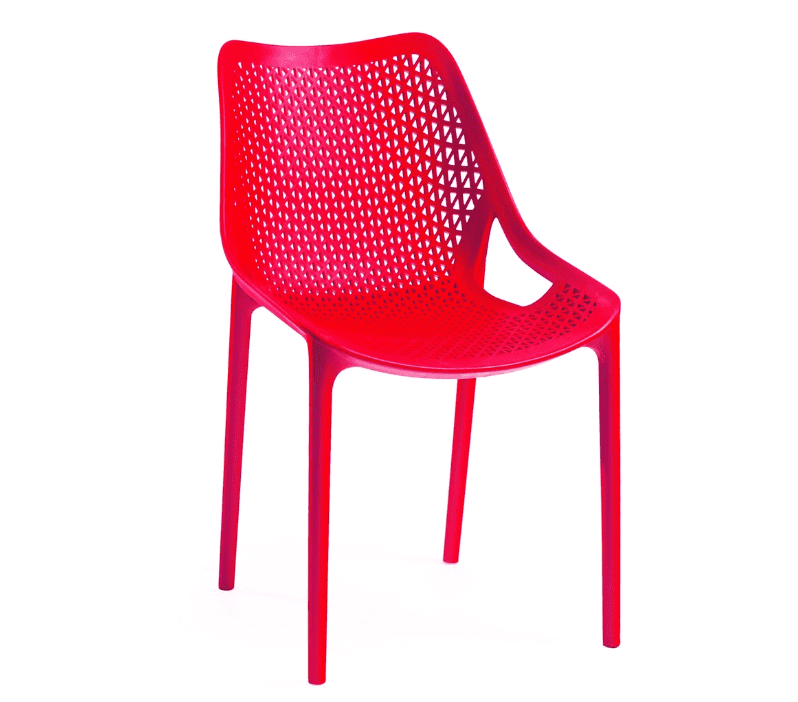 E-shop ArtRoja Záhradná stolička BILROS Farba: Červená