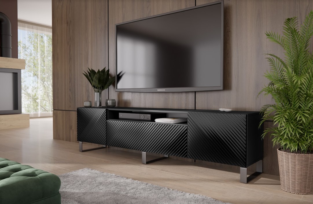 E-shop ArtMode TV stolík CLEO Farba: Čierna