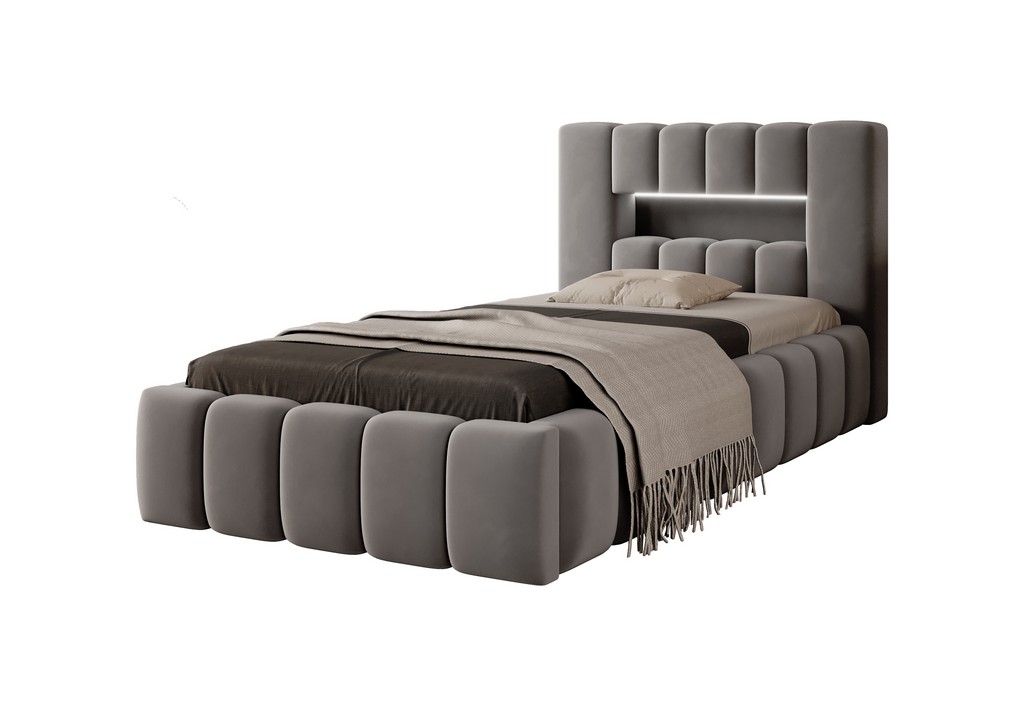 E-shop ArtElta Jednolôžková posteľ LAMICA | 90 x 200 cm Farba: Nube 04