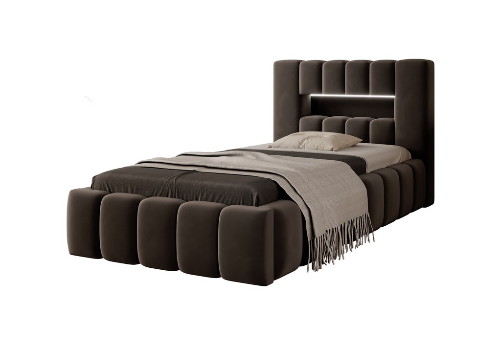 E-shop ArtElta Jednolôžková posteľ LAMICA | 90 x 200 cm Farba: Nube 22